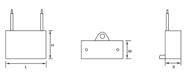 油煙機(jī)電容器外形結(jié)構(gòu)圖